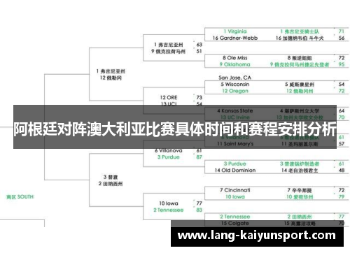 阿根廷对阵澳大利亚比赛具体时间和赛程安排分析 阿根廷对阵澳大利亚比赛具体时间和赛程安排分析